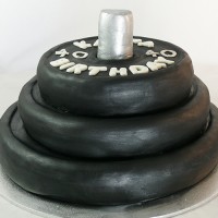 Sport - Weights Cake